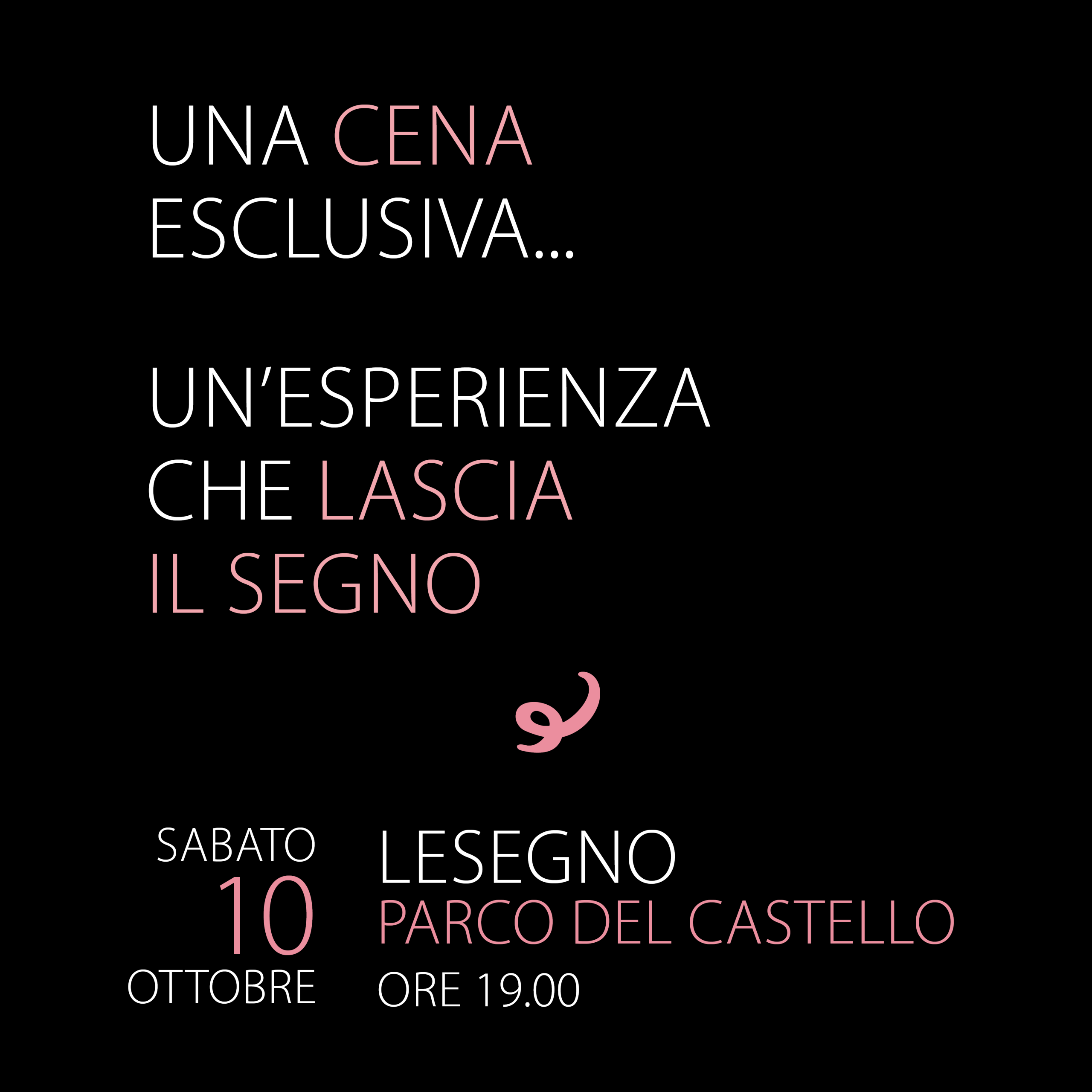 UNA CENA ESCLUSIVA<br/>Due territori si incontrano in un gemellaggio dei sapori